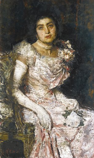 Antonio Mancini Before the ball  Wandbild